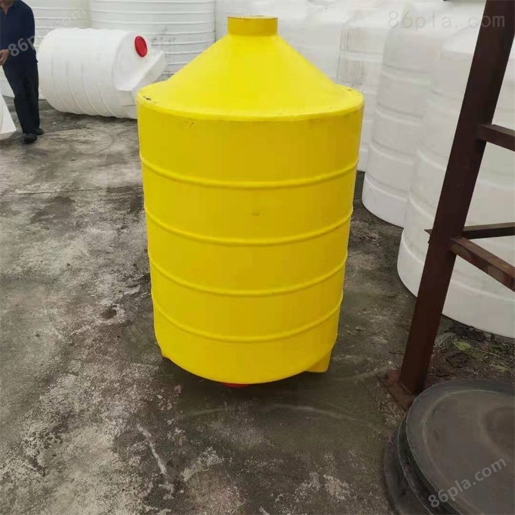 5立方锥底塑料水箱耐酸碱化工水桶可配底座