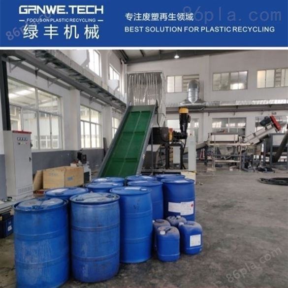 工业溶剂桶清洗设备 HDPE危废包装桶处置线