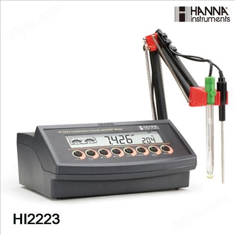 哈纳 HI2223 实验室pH/ORP/温度测定仪