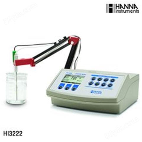 哈纳HI3222 实验室高精度pH/mV/ISE/温度测定仪