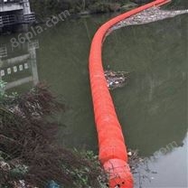 河道治理拦污用浮管 水电站拦污塑料浮筒